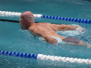 GlobalGayz' Richard Ammon during his butterfly race