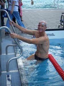 GlobalGayz' Richard Ammon after a race