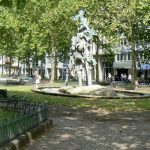 Park and fountain