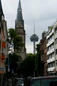 Historic church and T-Mobile Tower