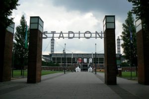 Entrance to the RhineEnergie Stadium