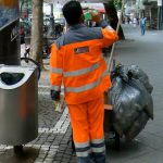 Street sanitation worker