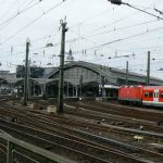 Entering main train station from which hundreds of trains depart