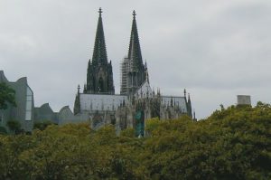Cologne Cathedral, started in the 13th century, finished in the