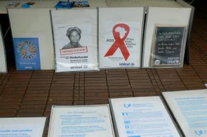 AIDS information on the street