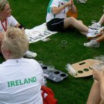 Team Ireland enjoying their German beer