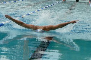 Good butterfly stroke technique; this stroke was  invented' in the