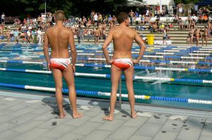 Team Paris swimmers