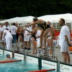 Ready for her start--Team Long Beach's Andrea