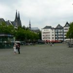 Heumarkt plaza, largest in Cologne