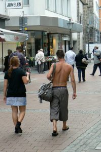 Shirtless in Bonn