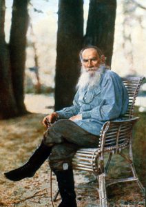 Photo of Tolstoy in 1909--aged 81