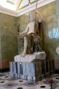 Great statue of Zeus--bronze and marble