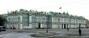 Exterior of the Hermitage is a museum of art and