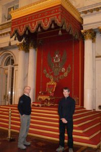 Us in the throne room