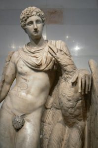 Copy of Grecian antiquity: Ganymede In Greek mythology, Ganymede is a