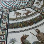 Detail of floor mosaic