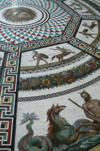 Detail of floor mosaic