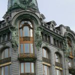 The Singer building in central city