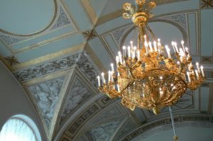 One of countless chandeliers