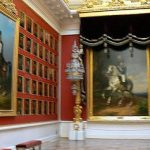Royal portrait gallery in the museum
