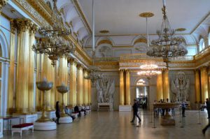 Inside the Hermitage--one of the largest and oldest museums of