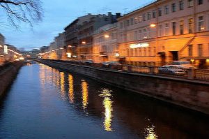 Evening on the Griboedov Canal