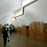 Moscow subway station with an art deco design