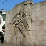 Patriotic wall sculpture celebrating the common folk