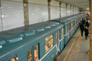 Typical subway train