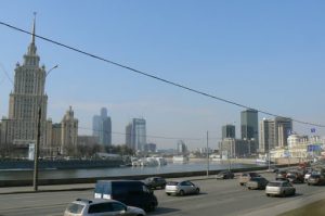 New and old skyline buildings