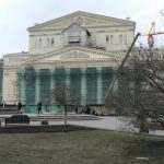 Renovations at the Bolshoi Theatre, a historic theatre designed by