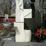 Nikita Khrushchev's grave: New Maidens' Monastery (also called Novodevichy Cemetery,