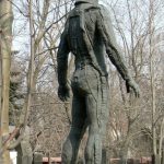 Airman in uniform: New Maidens' Monastery (also called Novodevichy Cemetery)