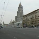 The same street twenty minutes after the bombings.