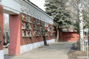 Columbarium at New Maidens' Monastery (also called Novodevichy Cemetery)