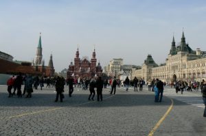 Red Square with GUM department store on right