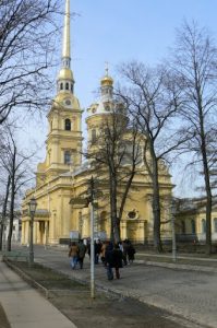 The Peter and Paul Cathedral is a Russian Orthodox cathedral