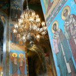 Detailed interior mosaics of the Spilled Blood Church