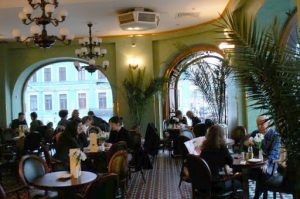 Bookstore-cafe inside the Singer Building