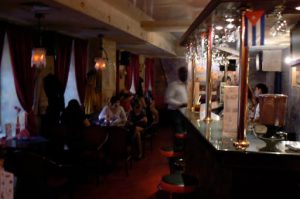 Inside Dali, bar/restaurant in St Petersburg