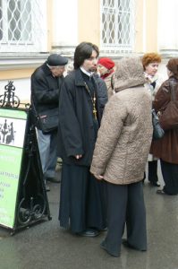 Monk at Alexander Nevsky Monastery