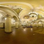 A sort of Russian neo-baroque design. The Metro system was