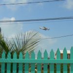 Topic Air plane coming in to land in San Pedro