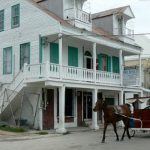 A few charming colonial buildings