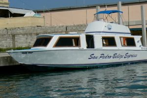 Water taxi to San Pedro