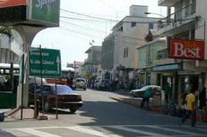 Main street is plain but functional