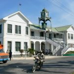 Belize City Courthouse and clock tower