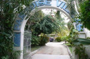 Entrance to a hotel