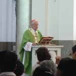 Sermon by the priest in the cathedral